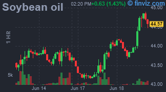 Soybean Oil Chart Hourly
